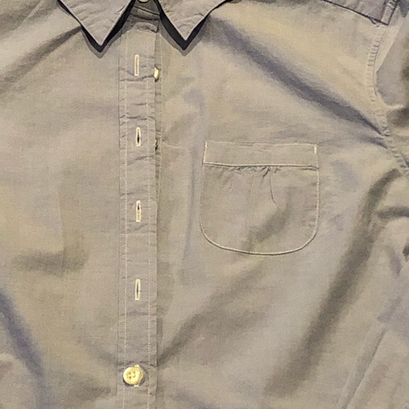 Boden Girls Blue Button Down - Picture 2 of 7